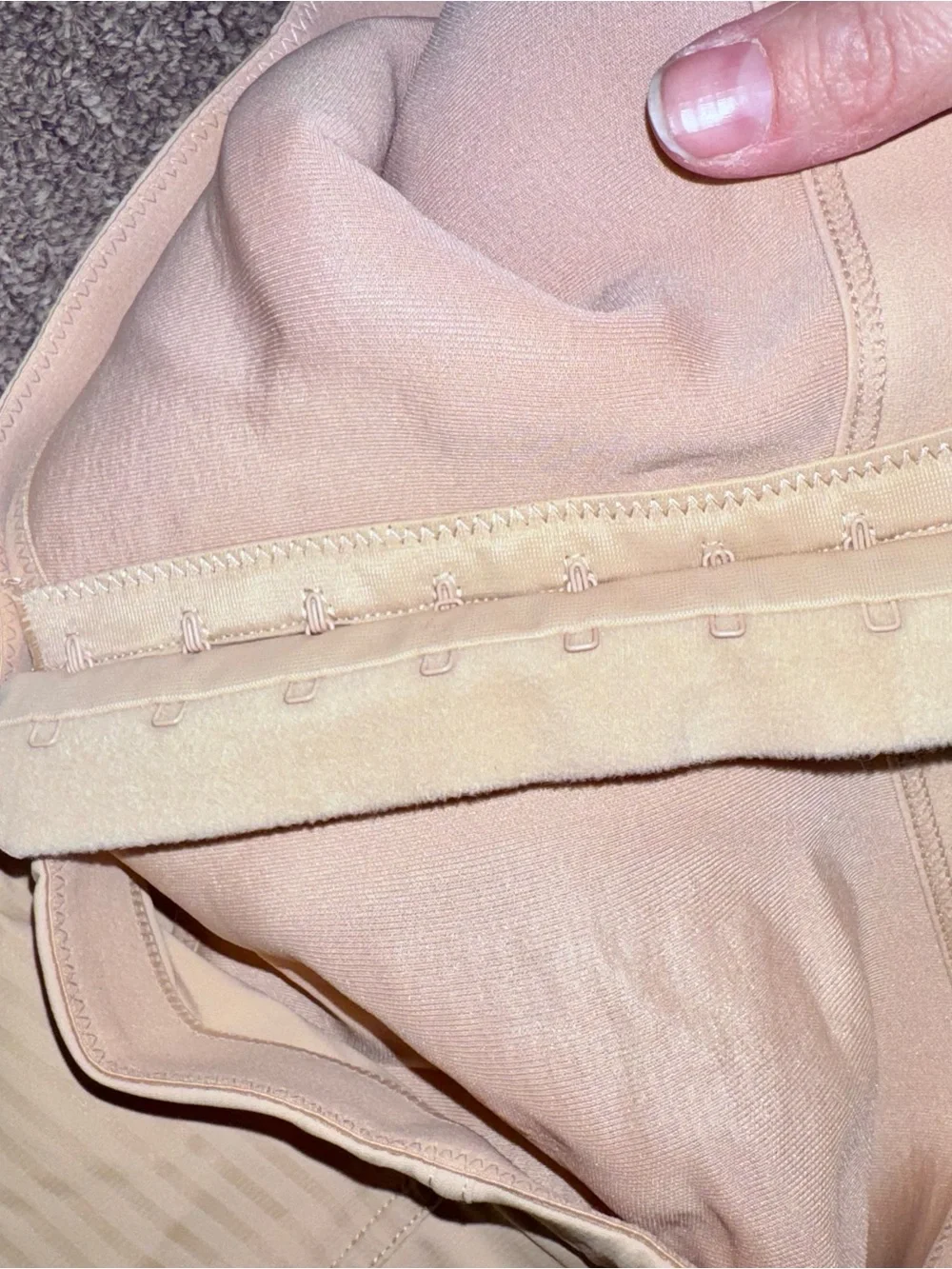 Front-Closure Support Bra in Nude - Comfortable Everyday Wear